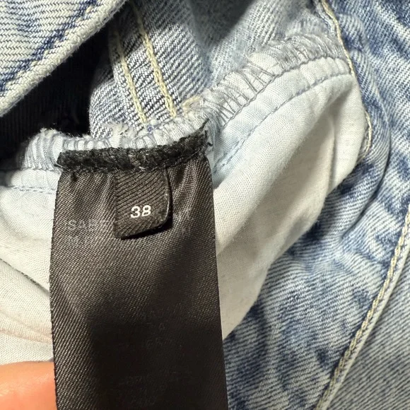 Isabel Marant High Rise Vintage Light Wash Tapered Jeans - Picture 5 of 8